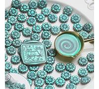 100pcs Mixed Color Glitter Dreamy Aurora Sealing Wax Stamp Beads DIY Envelope Wedding Invitation Scrapbooking Handcraft Decor(K)