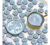 100pcs Mixed Color Glitter Dreamy Aurora Sealing Wax Stamp Beads DIY Envelope Wedding Invitation Scrapbooking Handcraft Decor(J)