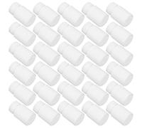 100pcs Ml White Pe Pill Bottle with Screw Top for Travel Storage
