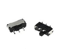100Pcs MSK-22D27 SMD Sideslip Toggle Switch 6Pin Microswitch 1P2T Slide Switch