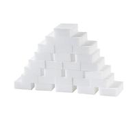 100Pcs Multi-Functional Eraser Sponge, Magic-Cleaning Pads for Kitchen Household Cleaning, Magic-Sponge Eraser Multi-Functional Melamine Foam Cleaner White