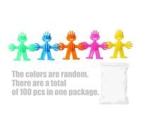 100PCS Multicolor Cartoon Building Blocks Set Develops Fine Motor Skills Through Creative Character Assembly Participatory Acting Puzzle Figures