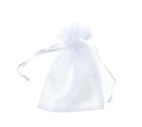 100Pcs Multipurpose Bag Grapes Fruit Protection Bags Garden Mesh Gauze Orchard Netting(White,20x30 cm)