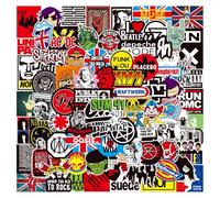 100Pcs Music Rock Stickers, Vinyl Waterproof Decals, Rock Band Graffiti Stickers Fashion Hip Hop Stickers for Luggage, Notebooks, Scooters, Mobile Phones