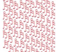 100pcs Musical Note Pendants Handmade Jewelry Making Accessories Alloy Charm For Necklaces And Bracelets Crafting Tibetan Silver Color