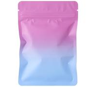 100Pcs Mylar Bags,Small Sealable Cali Packs 3.5,Ziplock Foil Baggies,7x10cm