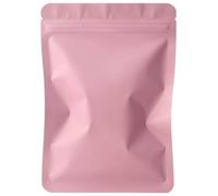 100Pcs Mylar Bags,Small Ziplock Foil Baggies,Cali Packs 3.5g(Pink,9x12cm)