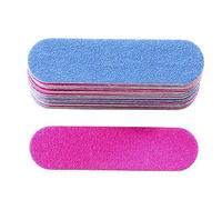 100Pcs Nail Files Double Color Wooden Mini Buffer Sanding 180/240 Disposable Manicure Tools