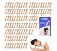 100PCS Nasal Strips for Snoring Relief Nasal Strips for Breathing Aid Anti-Snoring Nose Strips to Improve Sleep Quality No Trace Residue Snore Reduction for Men and Women with Congestion