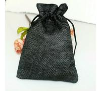 100pcs Natural Burlap Linen Jute Drawstring Gift Bag Sack Wedding Birthday Party Favors Drawstring Gift Bag Baby Shower