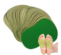 100Pcs Natural Moxa & Ginger Foot Pads; Deep Cleansing Foot Care Patch to Feel Better, Sleep Better & Relieve Stress | Feet Health Patches, Relaxing Muscles