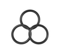 100pcs NBR Oil-resistant O-rings, ID 23.96mm, WD 2.62mm, 18.72x2.62mm