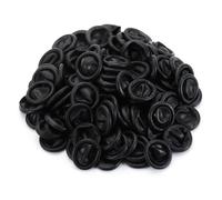 100pcs Non-Slip Finger Cots, Latex Rubber Fingertip Gloves for Industrial Electronics, Semiconductor Assembly, Nail Art, Tattooing, Jewelry Cleaning, Waterproof Protection for Wounds, 6.5cm