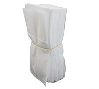 100pcs Non-Woven Plant Grow Bags Nursery Pots for Vegetables Flowers, Biodegradable Fabric Transplanting Bags in Multiple Sizes White, Breathable Root Pots for Garden Yard Outdoor