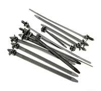 100pcs Nylon Cable Ties Mixed Sizes Car Wire Harness | 100 pieces total, for 5 mixed sizes, 20 per style, for durable nylon construction, ideal for auto wiring