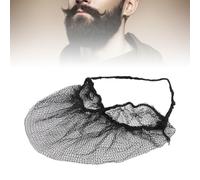 100pcs Nylon Disposable Beard Nets Covers with Elastic Bands Full Coverage Breathable Beard Restraints for Clean Work Environment