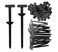 100PCS Nylon Universal Cable Tie Buckle, Heavy Duty Car Mount Cable Tie, Reusable Self Locking Nylon Zip Ties Holder Clip, Multipurpose Grip Auto Zip Tie Buckles for Quick Fastening, Automotive Repair