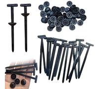 100PCS Nylon Universal Cable Tie Buckle,Heavy Duty Self-Locking Nylon Zip Ties Holder Clip,Multipurpose Universal Cable Ties Tool for Quick Fastening, Automotive Repair and Daily Use (100 Pcs)