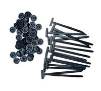 100Pcs Nylon Universal Cable Tie Buckle, Heavy Duty Self-Locking Nylon Zip Ties Holder, Multipurpose Plastic Cable Ties Tool for Car Daily Repair (30pcs)