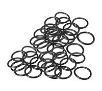 100Pcs O-Rings, Nitrile Rubber Washers Seal Ring | 9-26mm OD, 5-28mm ID, 1mm Width, O Ring Kit for Plumbing(25mmx27mmx1mm)