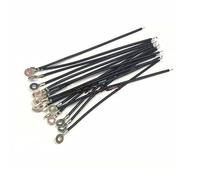 100pcs O Type Ring Connector Cable - 2.2 Circle Terminal 24AWG 8cm for Car Audio Wiring