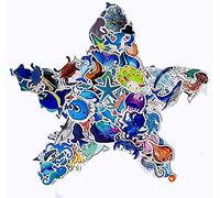 100PCS Ocean Animal Stickers,Waterproof Sea Animal Stickers for HydroFlask Water Bottle Laptop Computer Skateboard