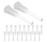 100pcs Octagonal Glass Essential Oil Bottle Set for Travel | Precise Dispensing, Leakproof Seal, Plastic and Glass Components, 3ml 0.1 Oz Size for Blends Storage