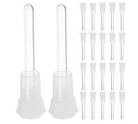 100pcs Octagonal Glass Essential Oil Bottles with Dispensing Stick