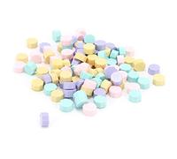 100Pcs Octagonal Seal Wax Beads Kit DIY Stamp Sealing Wax Particles Crafting Accessory for Invitations Letters Wine Packaging