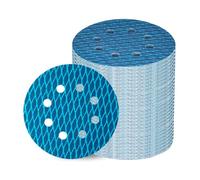 100Pcs Orbital Sander Sandpaper 5inch 8 Hole Sanding Disc Hook Loop Pad Sand Paper Aluminum Blocking Rhombus Sanding Discs For Metal