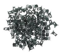 100pcs Orchid Stem Supports Clips, Plastic Flower Support Clamps | Reusable Value Pack, Weather Resistant Design, Firmly Ties Branches, Suitable for Bean Vines and Greenhouse Growing