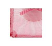 100pcs Organza Bags for Filling, Jewelry Gift Bags, Small Clear Organza Bags with Drawstring (7x9cm, Wine Red)