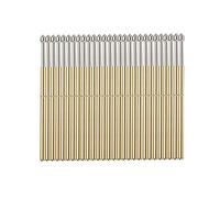 100Pcs P100-E2 Spring Test Probe Round Pogo Pin for PCB Board Testing 1.5mm Diameter Contact Metal Pressure Probes Detection Needle Pin Tools for Circuit Board Repair