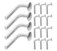 100Pcs Pallet Rack Drop Pin Heavy Duty Pallet Rack Drop Pin Safety Locking M5 for Diy Shelving Projects - Galvanized Iron