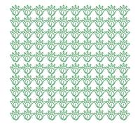 100pcs Paper Clips Innovative Cute Small Palm Shape Reusable Mini Metal Paperclips for Office School Home Durable Rust Resistant Electroplated Anti Slip Bookmark Craft Supplies (Green)