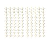 100Pcs Paper Clips, Metal Non Skid Paper Clip Portable Anti Rusting Electroplating Gold Cute Airplane Shaped Paperclips for Office, School and Teacher Supplies