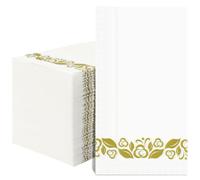100PCS Paper Napkins Disposable Decorative Dinner Wedding Spring Napkins Guest Hand Towels for Bathroom Party-15