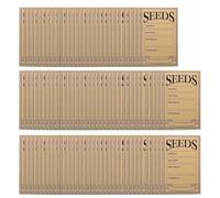 100Pcs Paper Sample Envelopes 3x4.7Inch Coin Envelopes Bags for Sample Travel Collection Snacks Food Storage Packets