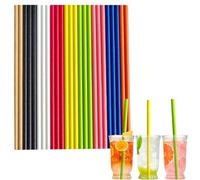 100pcs Paper Straws Biodegradable Recyclable Disposable Straws,Solid Color Paper Drinking Straws Juice Coffee Cold Cocktail Straws for Birthday Wedding Bridal/Baby Shower Party Straw Drink Accessories