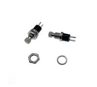 100PCS PBS-110 7MM Momentary Push Button Switch Press The Reset Switch Momentary ON OFF Push Button Switch Normally OpenNO IDGTTLDF(Gold)