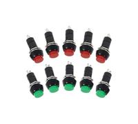 100pcs PBS-11B 2PIN 12mm Push Button Momentary Switch 3A 150V IDGTTLDF(Green)