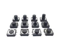 100PCS PCB Tactile Tact Push Button Switch SMD 4pin switch 12 * 12 * 4.3/5/6/7/8/9 MM 12x12*4.3/4.5MM/5MM/5.5MM/6MM/6.5H(12x12x9.5H)