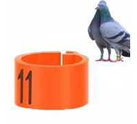 100PCS Pcs Bird Leg Rings, Numbered 001-100, Reusable Plastic Split Bands, 8mm Multi-Coloured Ankle Tags, Hatching Management Tool for Parrots and Quails, Poultry Supplies