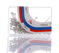 100Pcs Pearl Round for Head Pins Sewing Corsage Straight Dressmaking Decor C