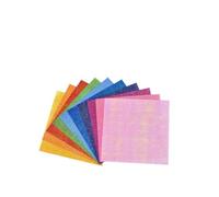 100pcs Pearlescent Origami Paper Single-Sided Glitter Handmade Thousand Paper Crane Folding Papers for Kids DIY Scrapbooking for Kids(20x20cm)