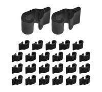 100pcs Pet Enclosure Clasp for Stable Assembly, Black Plastic