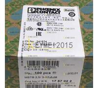 1 pcs : 1757022 - TERM BLOCK PLUG 3POS STR 5.08MM