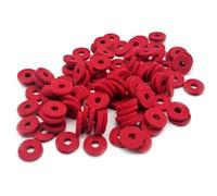 100pcs Piano Felt Pads12.5MM Piano Keyboard Felt Pad, Thicken 2.5mm Pure Wool Piano Keyboard Felt Pad Red Piano Instrument Accessory Repair Parts
