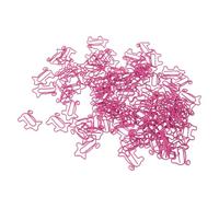 100PCS Pig Shaped Paper Clips, Cute Metal Animal Clips Animal Bookmarks for Home School Office Supplies Documents Papers Files