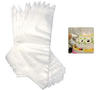 100pcs Piping Bags Anav Thickened S/M/L Decorating Cake Pastry Dessert Cream Disposable Icing Bags Transparent Strong for Cake Dessert Decoration (Small)